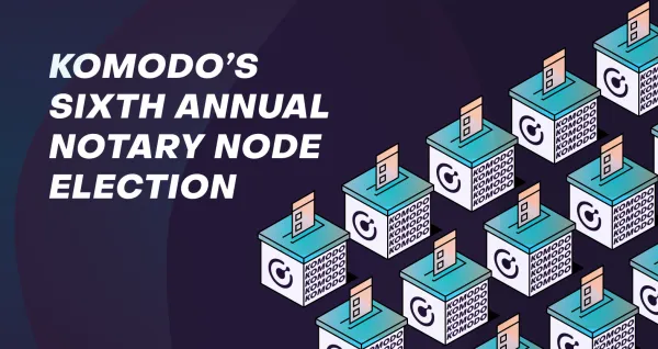 Шестые ежегодные выборы нотариальных нод Komodo